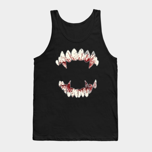 With Teeth Tank Top by Evidence of the Machine